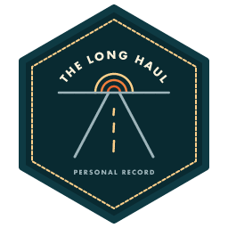 The Long Haul patch — longest driving day personal record